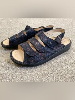 Finn Comfort Gomera S Multi Breeze Leather Comfort Sandals Women’s 42 US 11 NEW